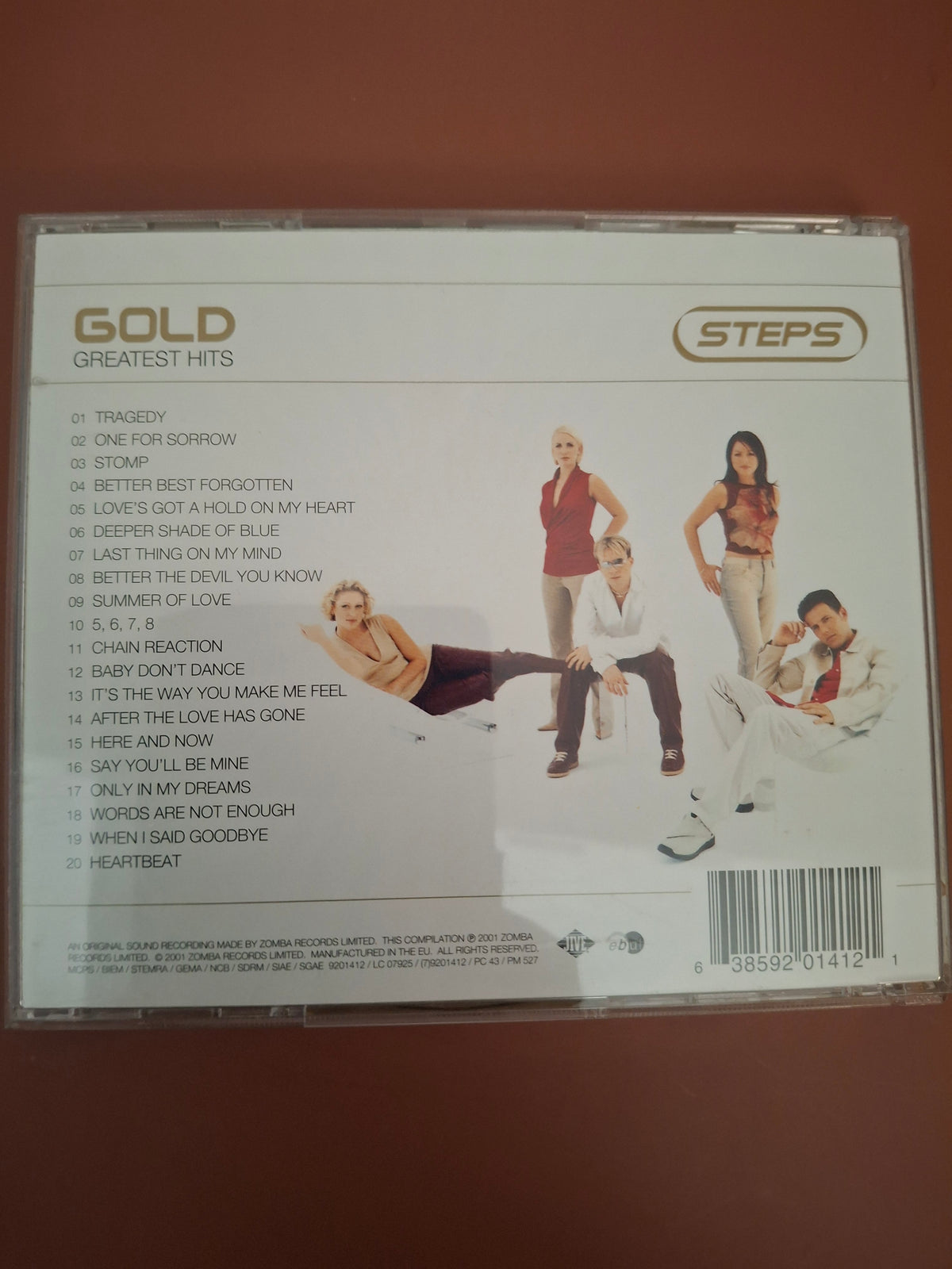 Steps Gold Greatest Hits CD Album Original European Pressing Jive 2001