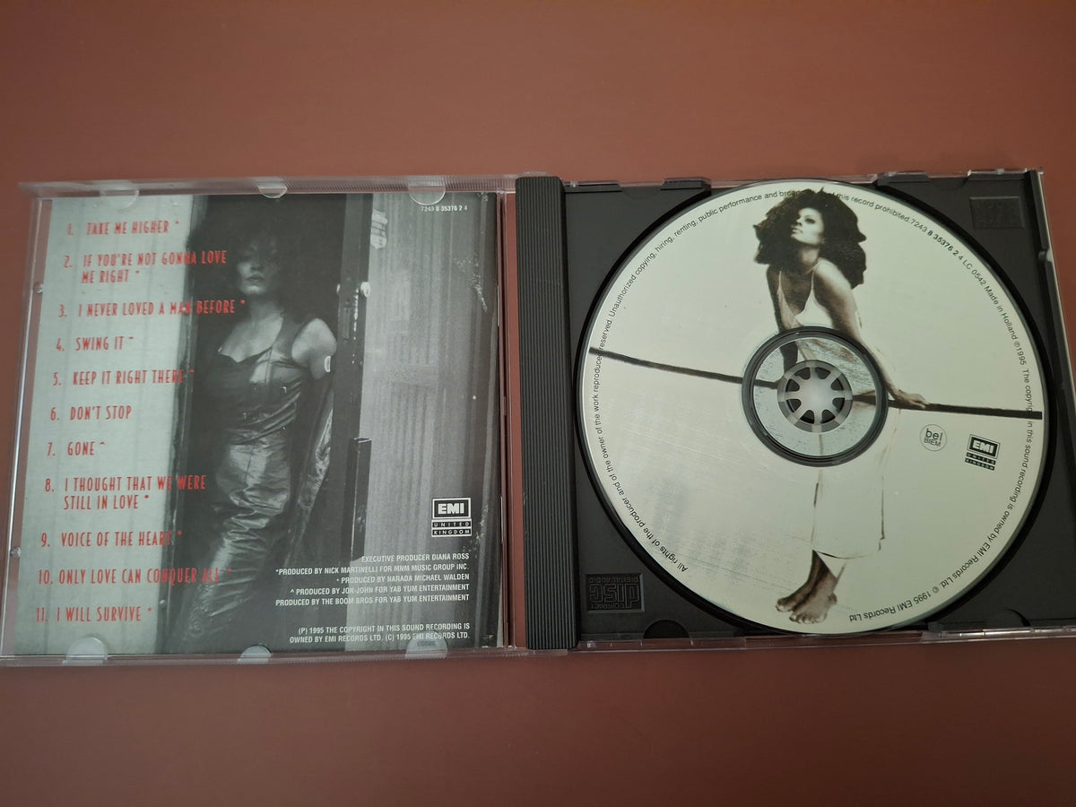Diana Ross Take Me Higher CD Album Original Holland Pressing EMI 1995