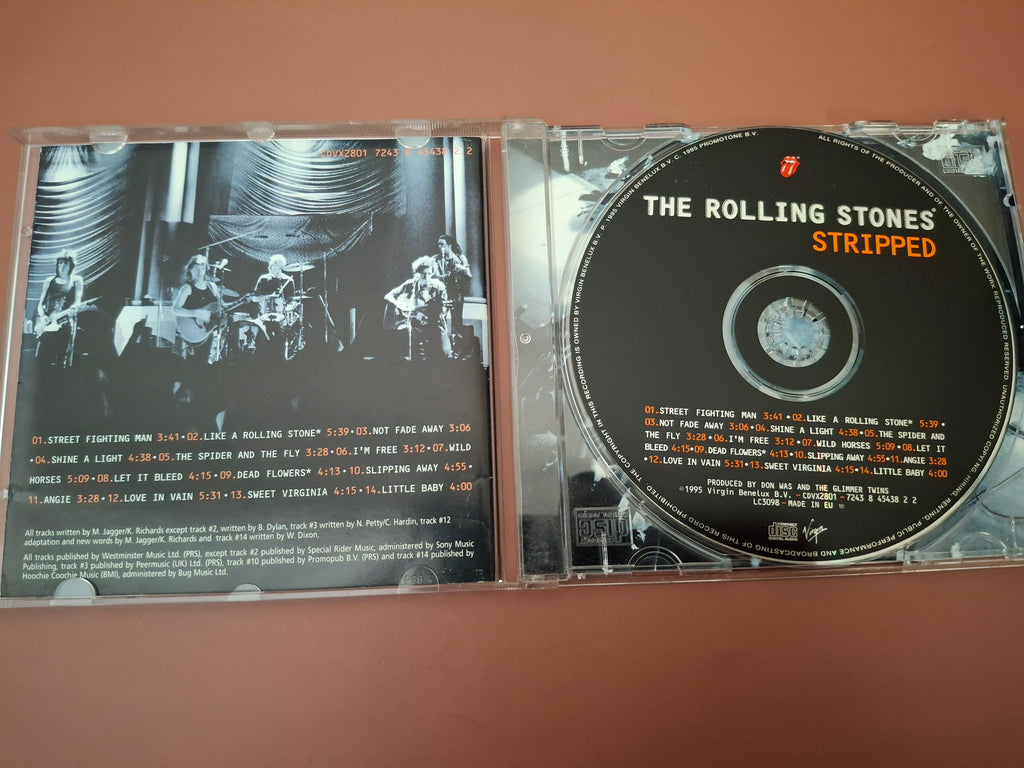 The Rolling Stones Stripped Live CD Album Original European Pressing Virgin 1995