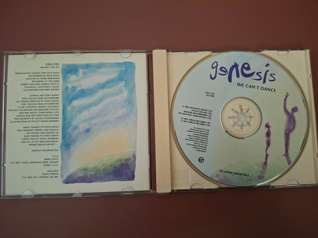 Genesis We Can't Dance CD Album Original German Pressing Virgin 1991