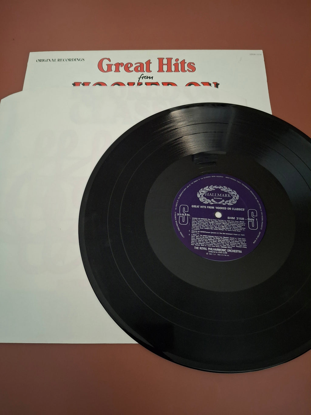 Great Hits From Hooked On Classics Louis Clark RPO Vinyl LP Hallmark 1984