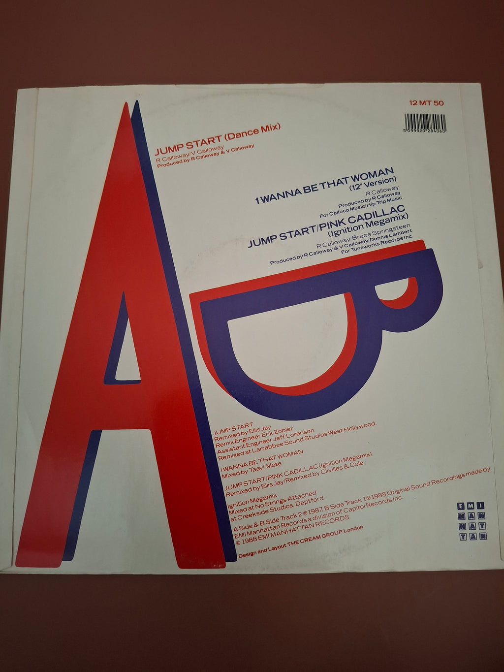 Natalie Cole Jump Start Dance Mix Ignition Megamix 12" Vinyl Single EMI Manhattan 1988