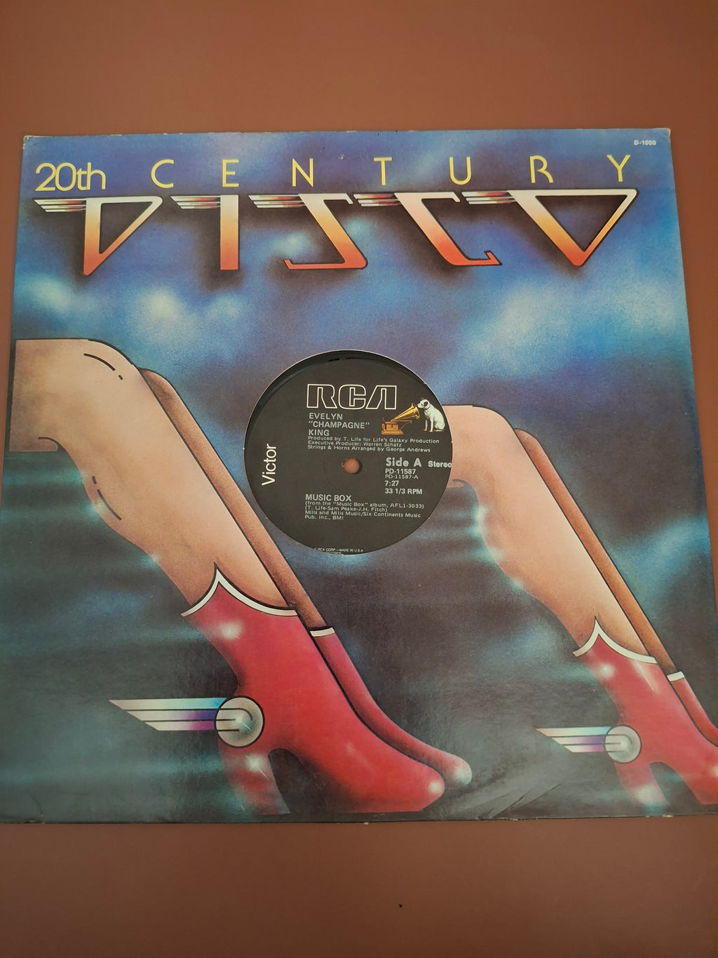 Evelyn Champagne King Music Box 7 Minute Extended 12" Vinyl Single US Pressing RCA 1979