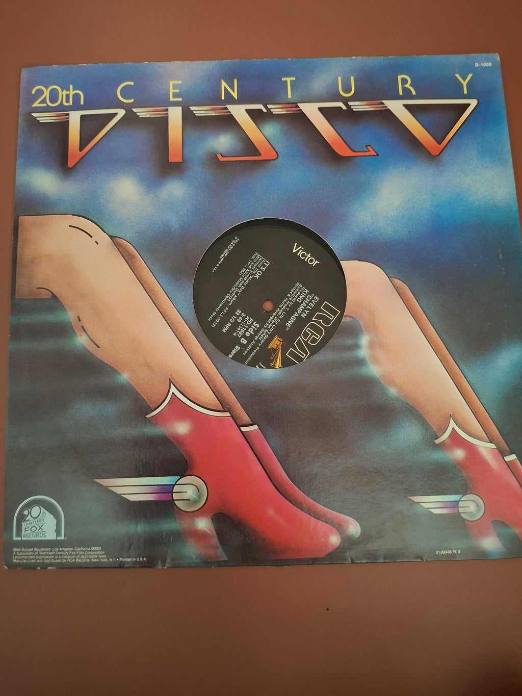 Evelyn Champagne King Music Box 7 Minute Extended 12" Vinyl Single US Pressing RCA 1979