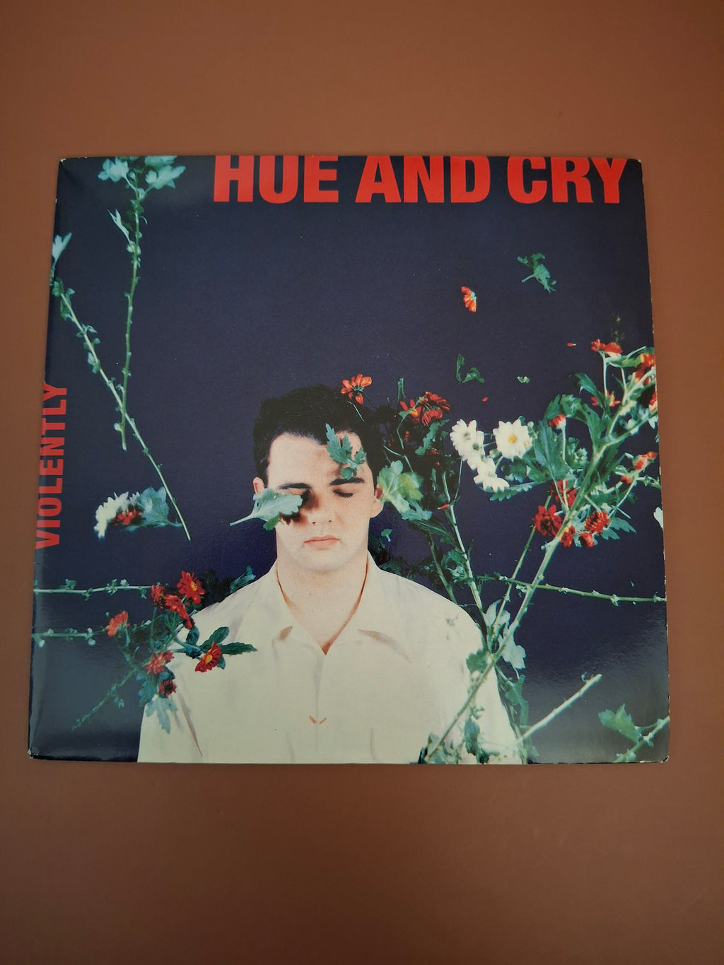 Hue And Cry Violently 7" Vinyl Single With Gatefold Lyric Insert UK Circa 1989