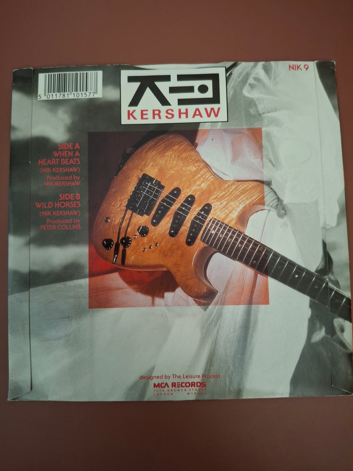 Nik Kershaw - When A Heart Beats Original UK 7" Vinyl Single (1985, MCA Records NIK 9 Synth-Pop, Picture Sleeve)