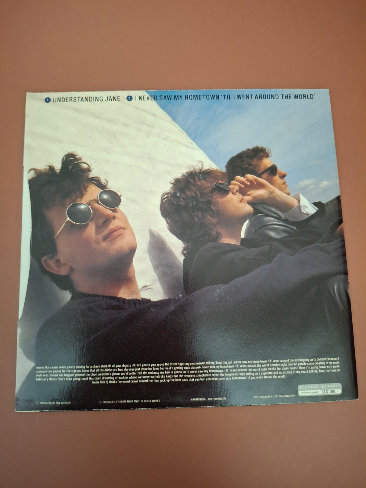 The Icicle Works - Understanding Jane UK Picture Sleeve 7" Vinyl Single (1986, Beggars Banquet BEG 160 Indie Rock)