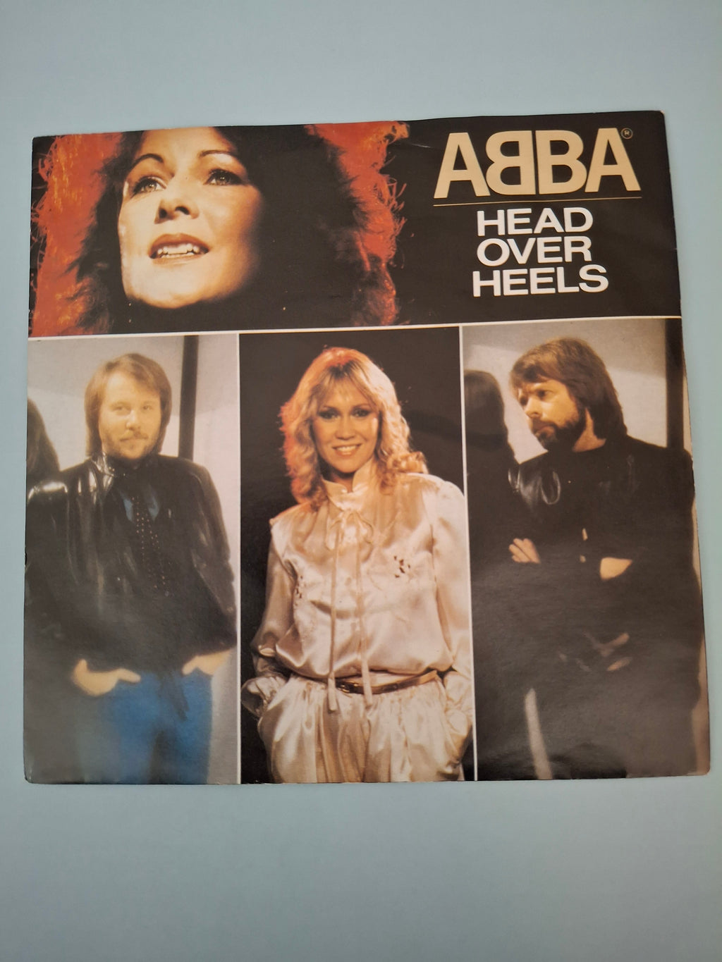 ABBA Head Over Heels / The Visitors Original UK Picture Sleeve 7" Vinyl Single 1982 Epic Pressing