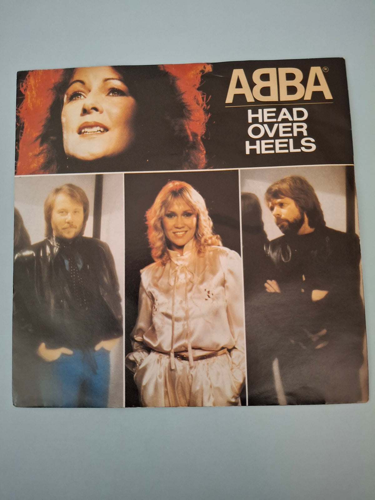 ABBA Head Over Heels / The Visitors Original UK Picture Sleeve 7" Vinyl Single 1982 Epic Pressing