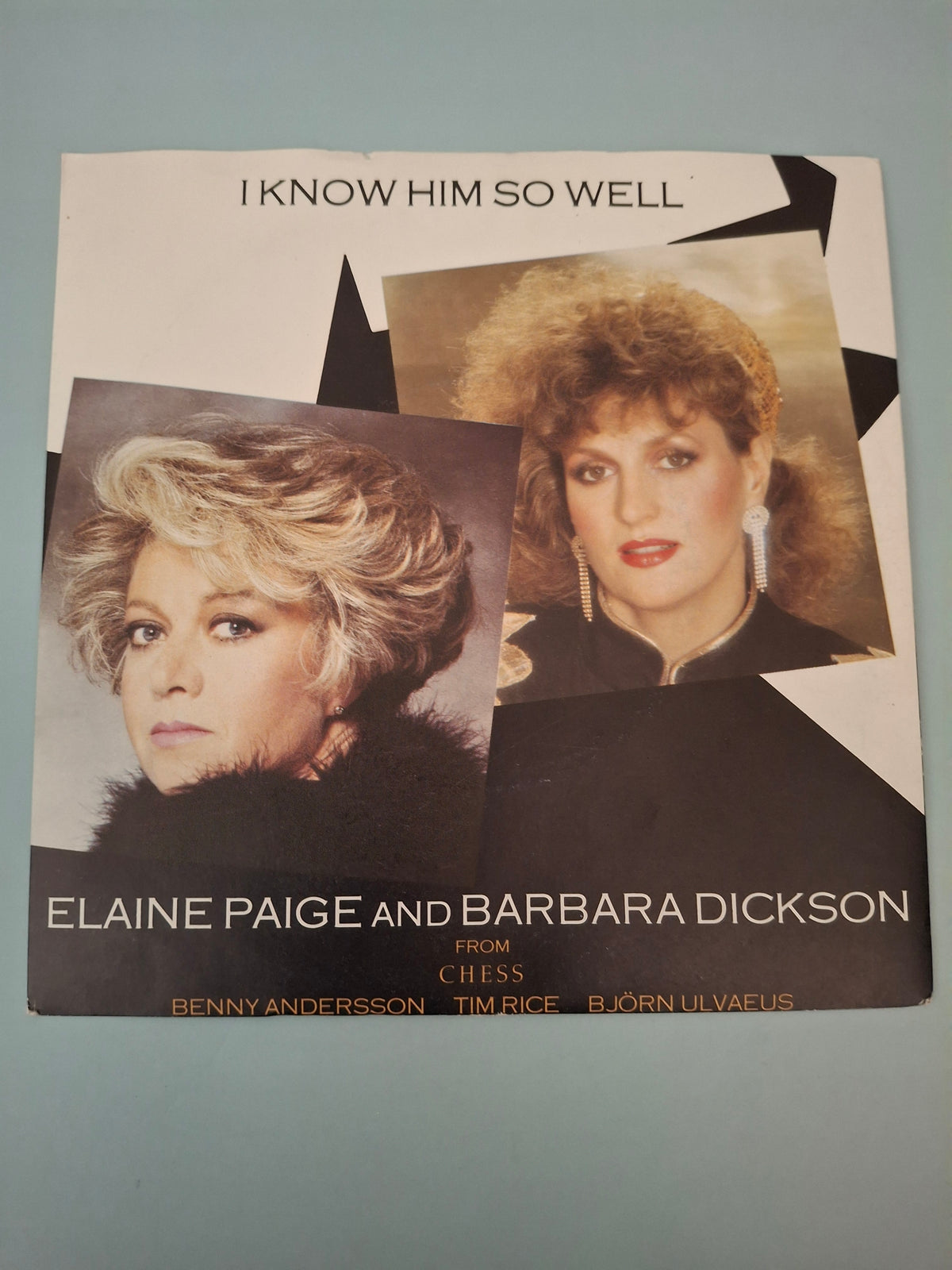 Elaine Paige And Barbara Dickson I Know Him So Well Original UK Picture Sleeve 7" Vinyl Single 1984 RCA Pressing