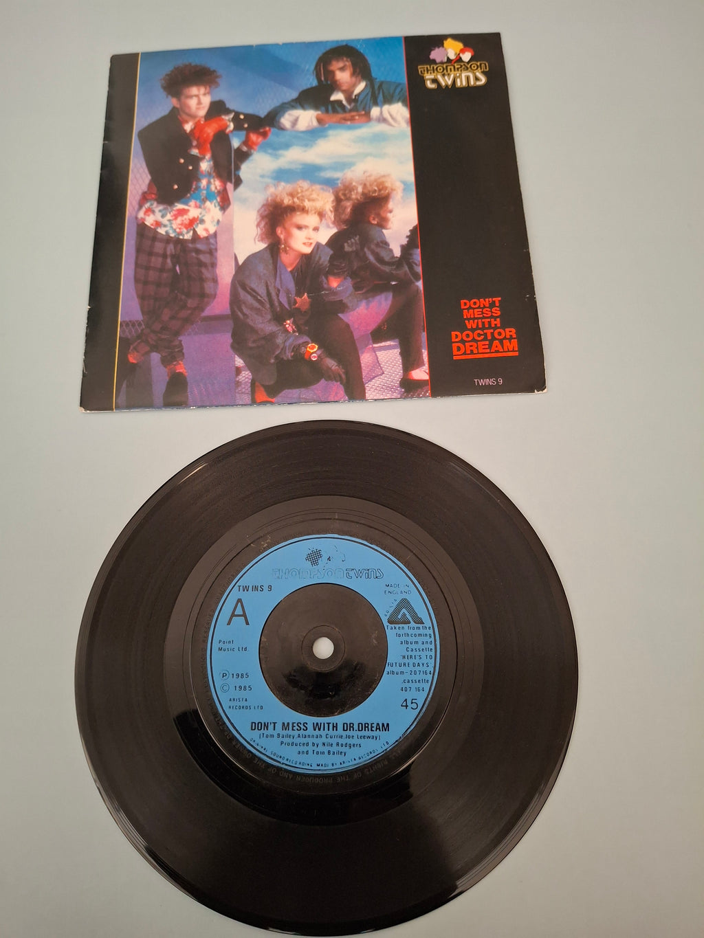 Thompson Twins Don't Mess With Doctor Dream Original UK Picture Sleeve 7" Vinyl Single 1985 Arista Pressing