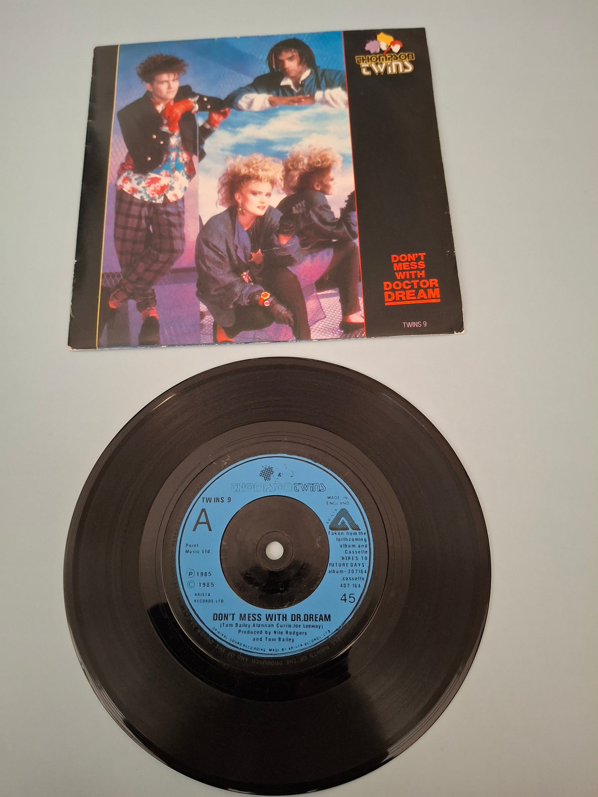 Thompson Twins Don't Mess With Doctor Dream Original UK Picture Sleeve 7" Vinyl Single 1985 Arista Pressing