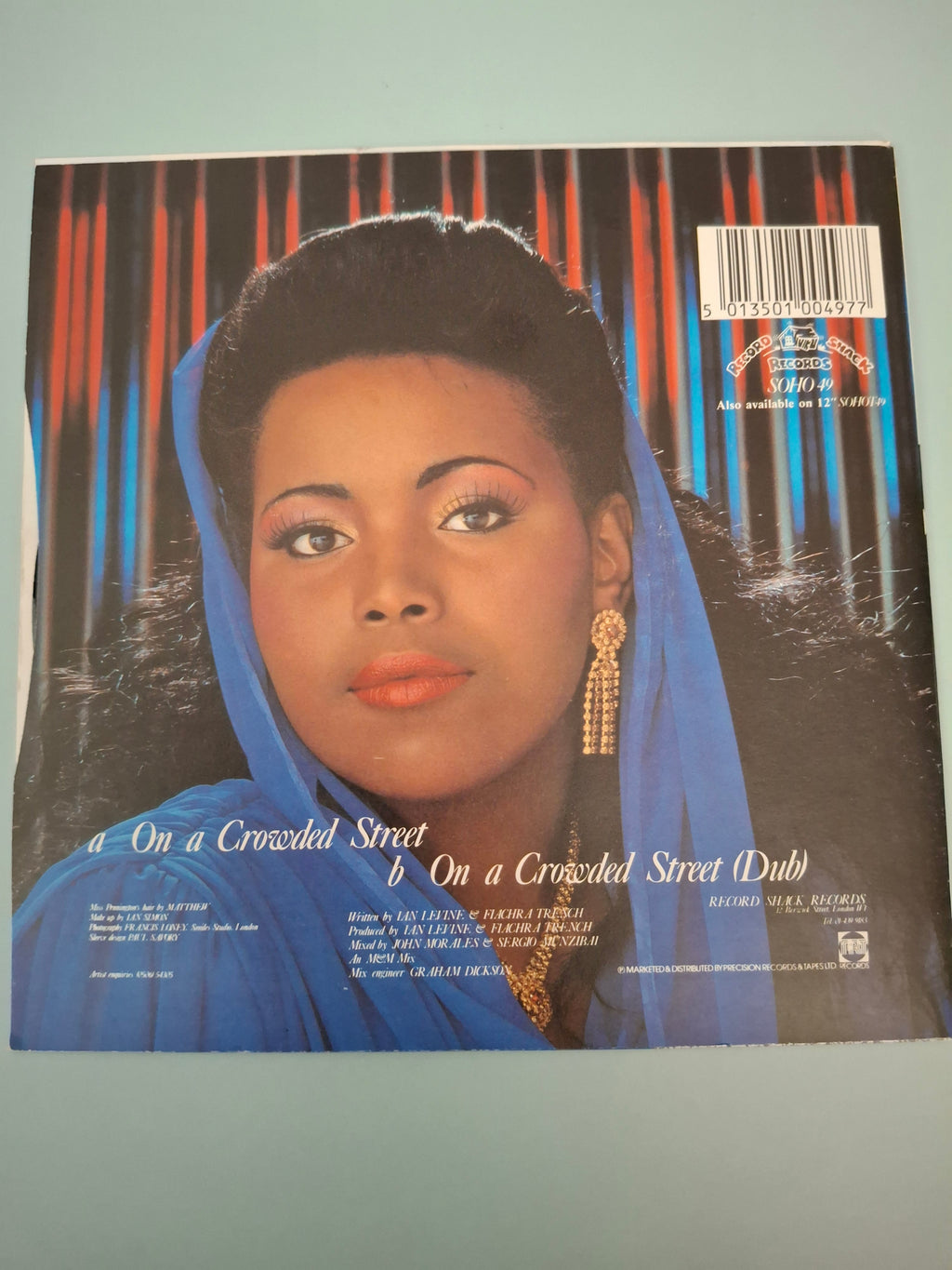 Barbara Pennington On A Crowded Street Original UK Picture Sleeve 7" Vinyl Single 1985 Record Shack Pressing