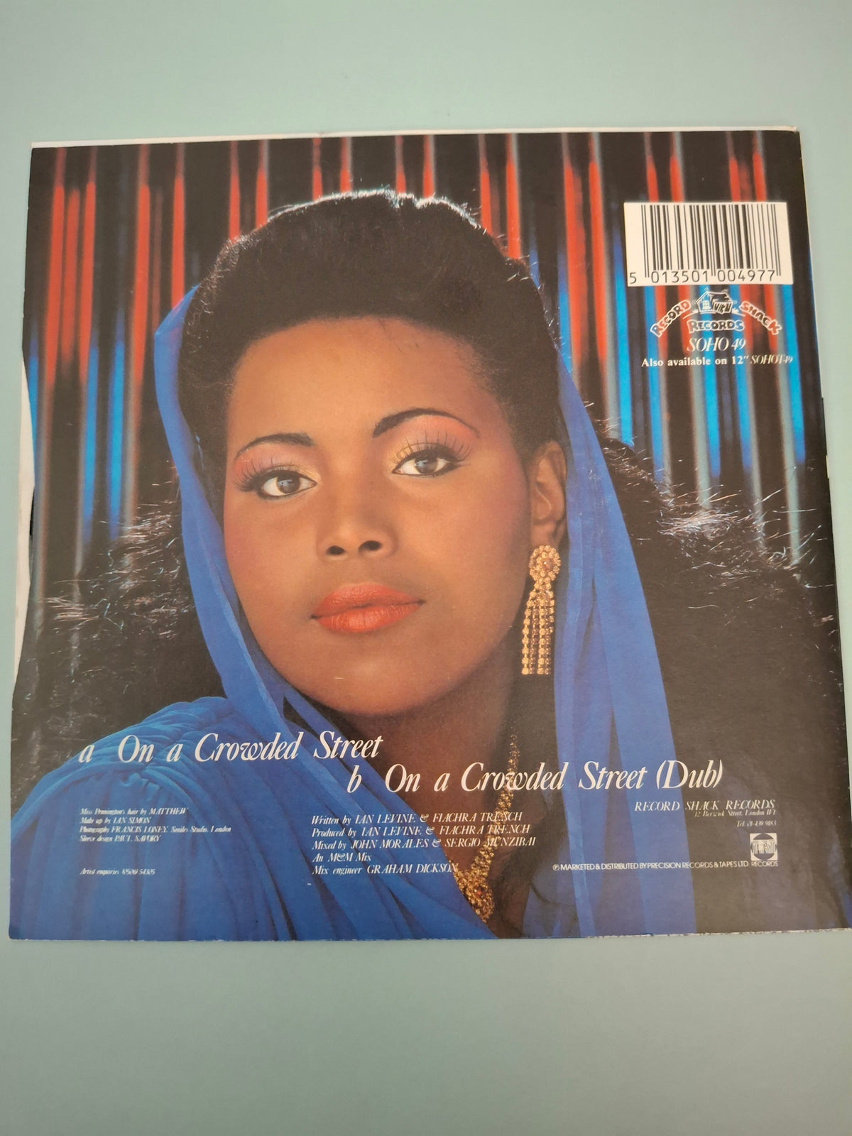 Barbara Pennington On A Crowded Street Original UK Picture Sleeve 7" Vinyl Single 1985 Record Shack Pressing