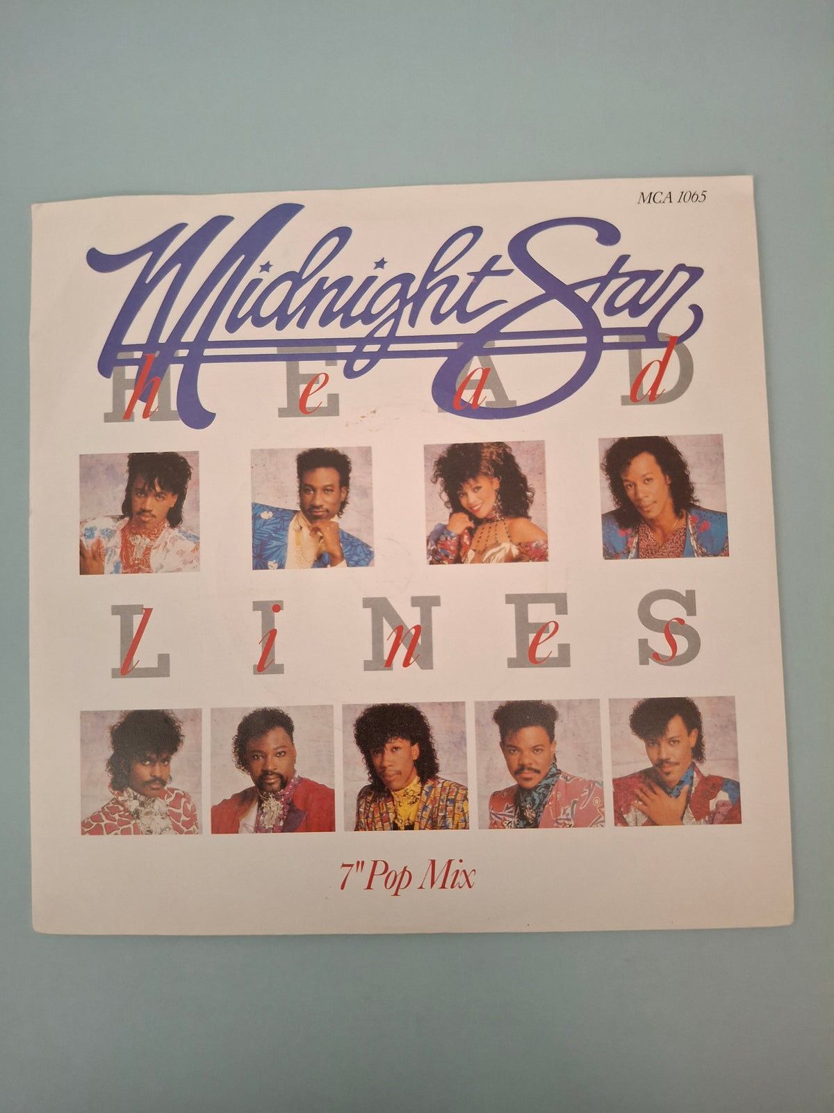 Midnight Star Headlines Original UK Picture Sleeve 7" Vinyl Single 1986 MCA Pressing