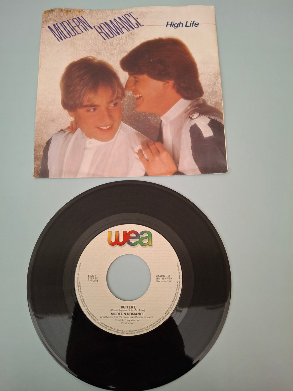 Modern Romance High Life Original UK Picture Sleeve 7" Vinyl Single 1983 WEA Pressing