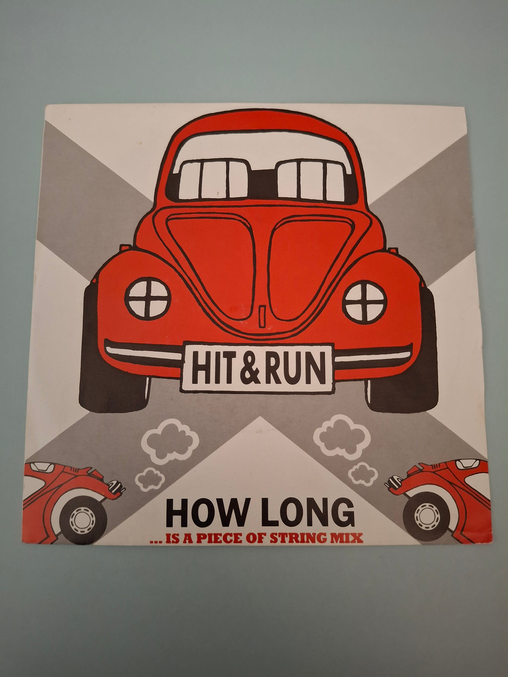 Hit And Run How Long Original UK Picture Sleeve 7" Vinyl Single 1988 Rap Sonic Pressing