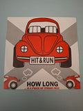 Hit And Run How Long Original UK Picture Sleeve 7" Vinyl Single 1988 Rap Sonic Pressing
