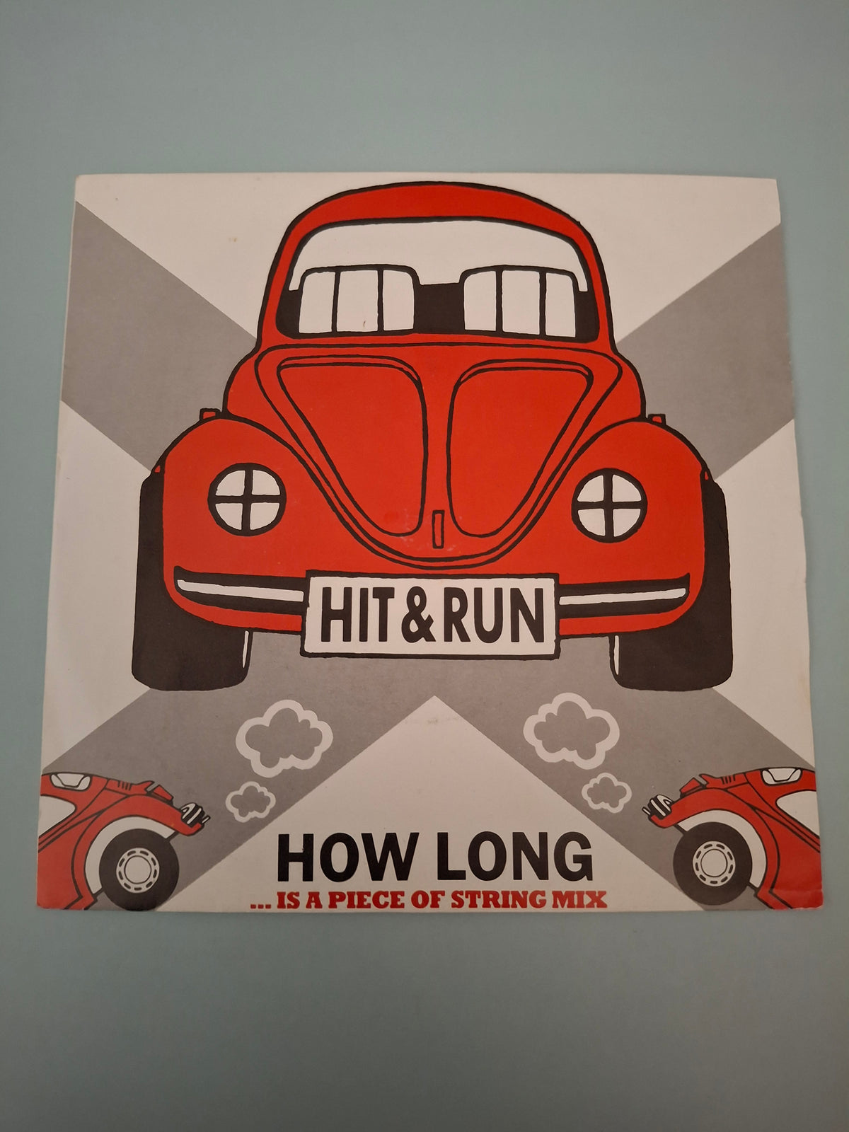 Hit And Run How Long Original UK Picture Sleeve 7" Vinyl Single 1988 Rap Sonic Pressing