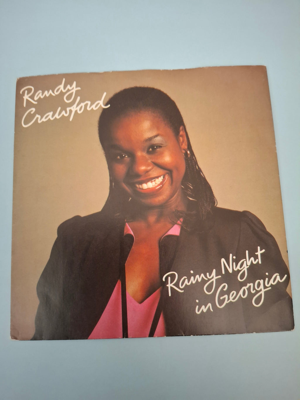 Randy Crawford Rainy Night In Georgia Original UK Picture Sleeve 7" Vinyl Single 1981 Warner Bros Pressing