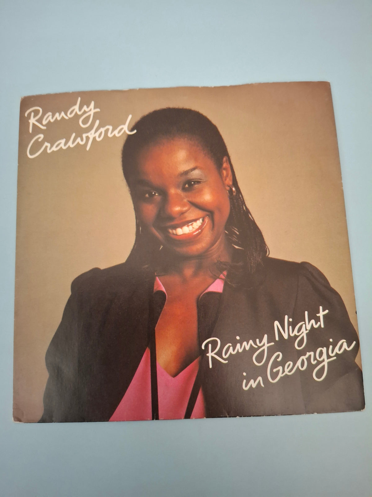 Randy Crawford Rainy Night In Georgia Original UK Picture Sleeve 7" Vinyl Single 1981 Warner Bros Pressing