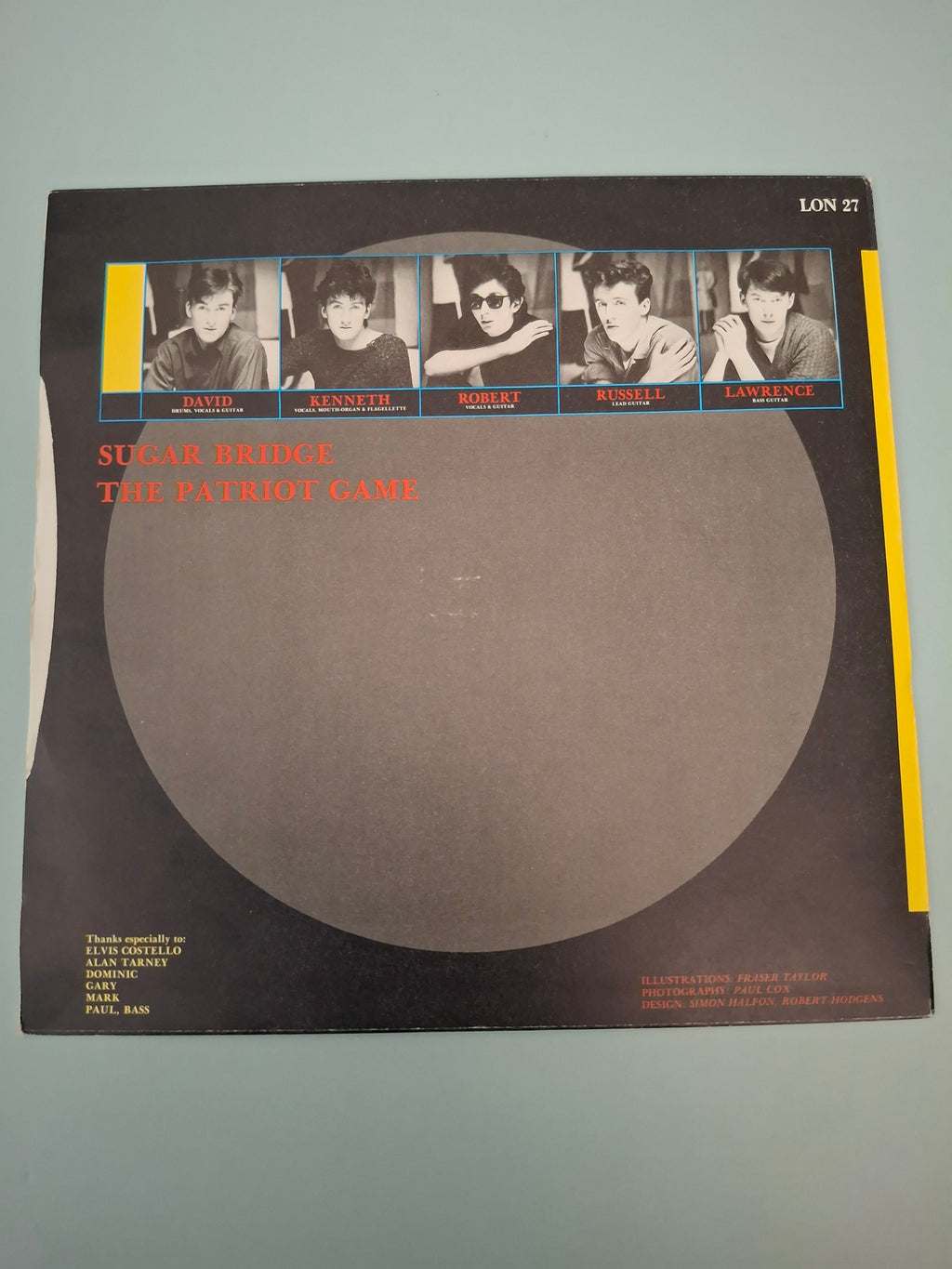 The Bluebells Sugar Bridge Original UK Picture Sleeve 7" Vinyl Single 1983 London Records Pressing