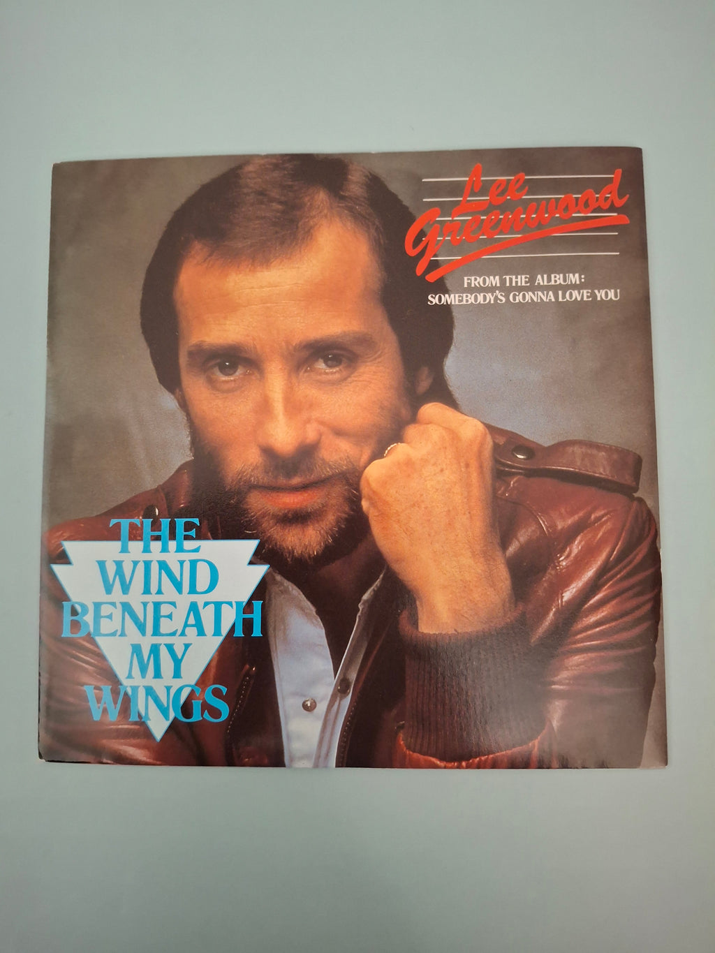 Lee Greenwood The Wind Beneath My Wings Original UK Picture Sleeve 7" Vinyl Single 1983 MCA Pressing