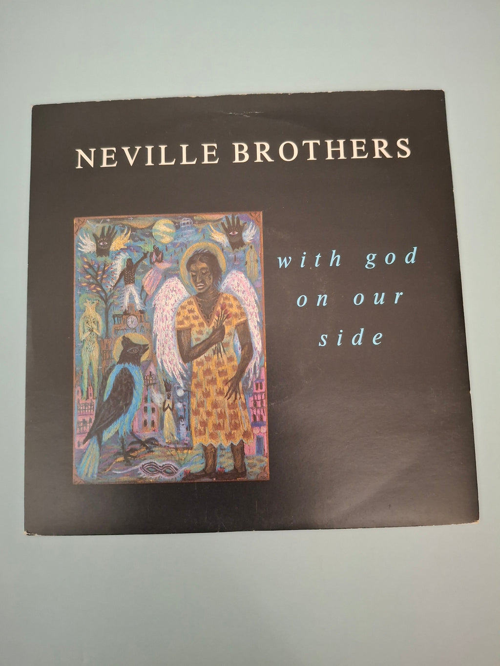 The Neville Brothers With God On Our Side Original UK Picture Sleeve 7" Vinyl Single 1989 A&M Pressing