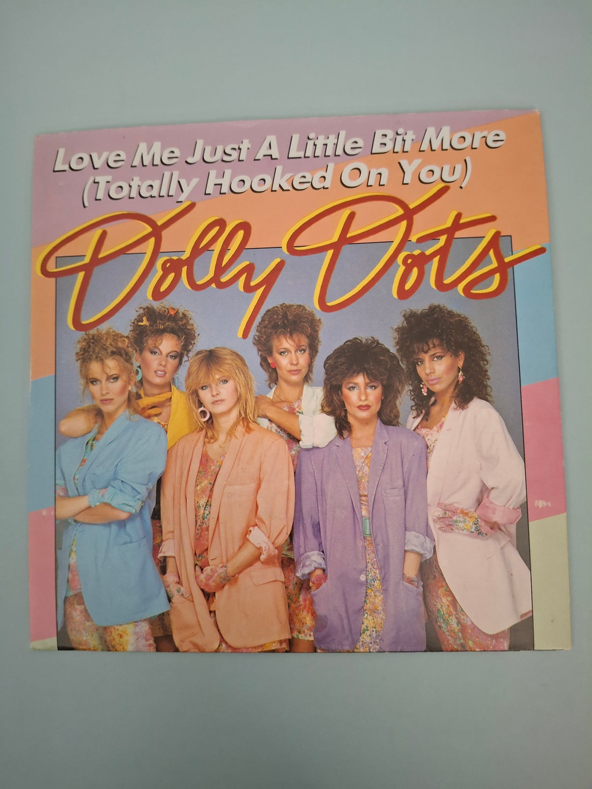 Dolly Dots Love Me Just A Little Bit More (Totally Hooked On You) Original UK Picture Sleeve 7" Vinyl Single 1983 WEA Pressing