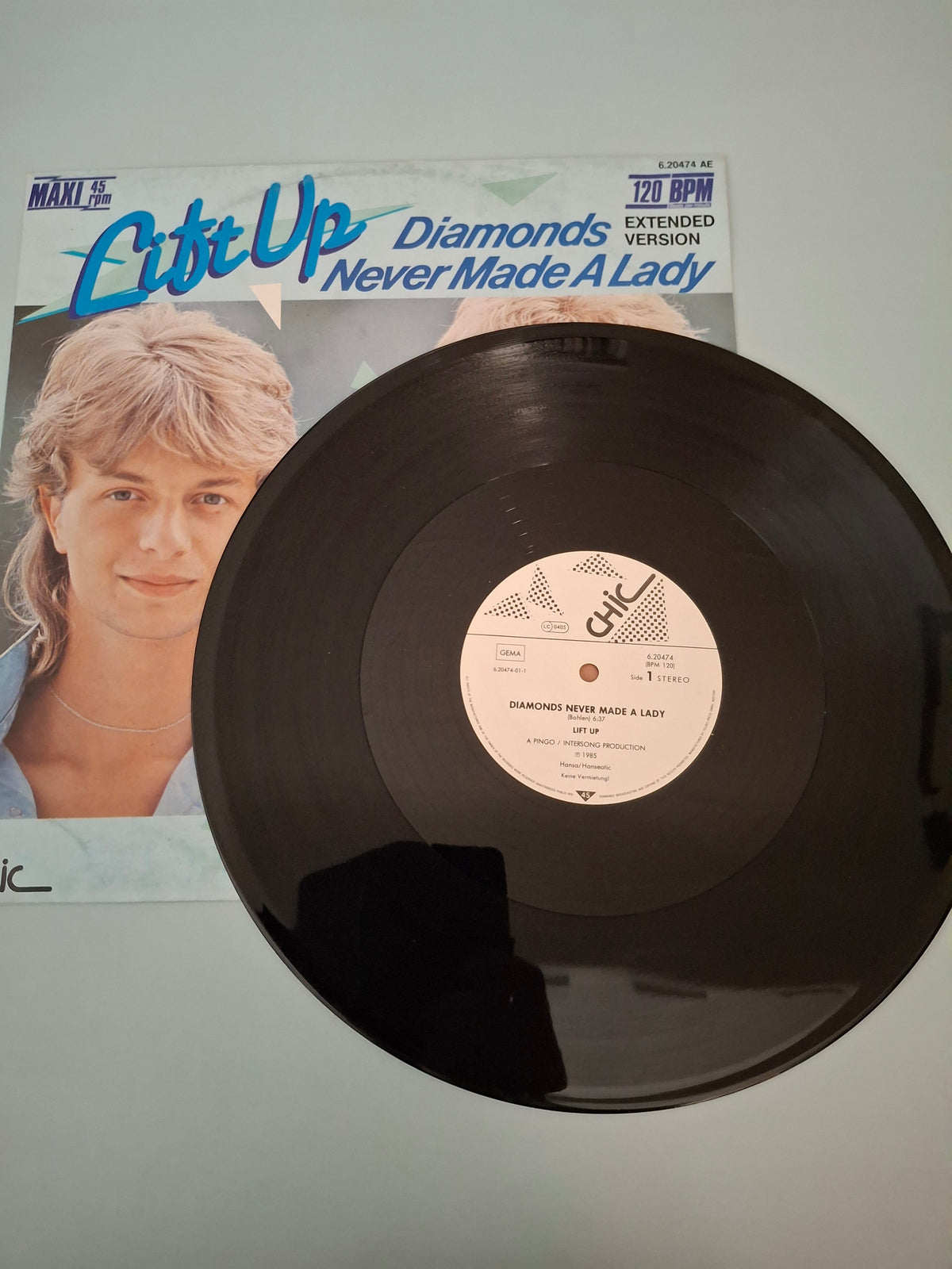 Lift Up Diamonds Never Made A Lady Original German Pressing UK Market Import 12" Vinyl Maxi Single 1985 Chic Records