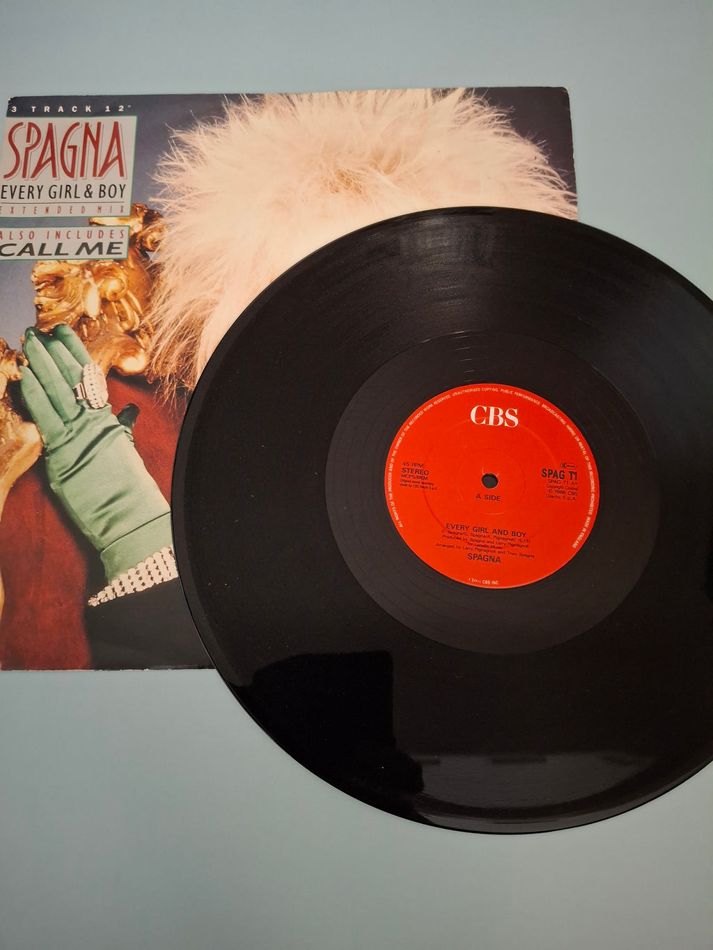 Spagna Every Girl & Boy Original UK Picture Sleeve 12" Vinyl Maxi Single 1988 CBS Pressin