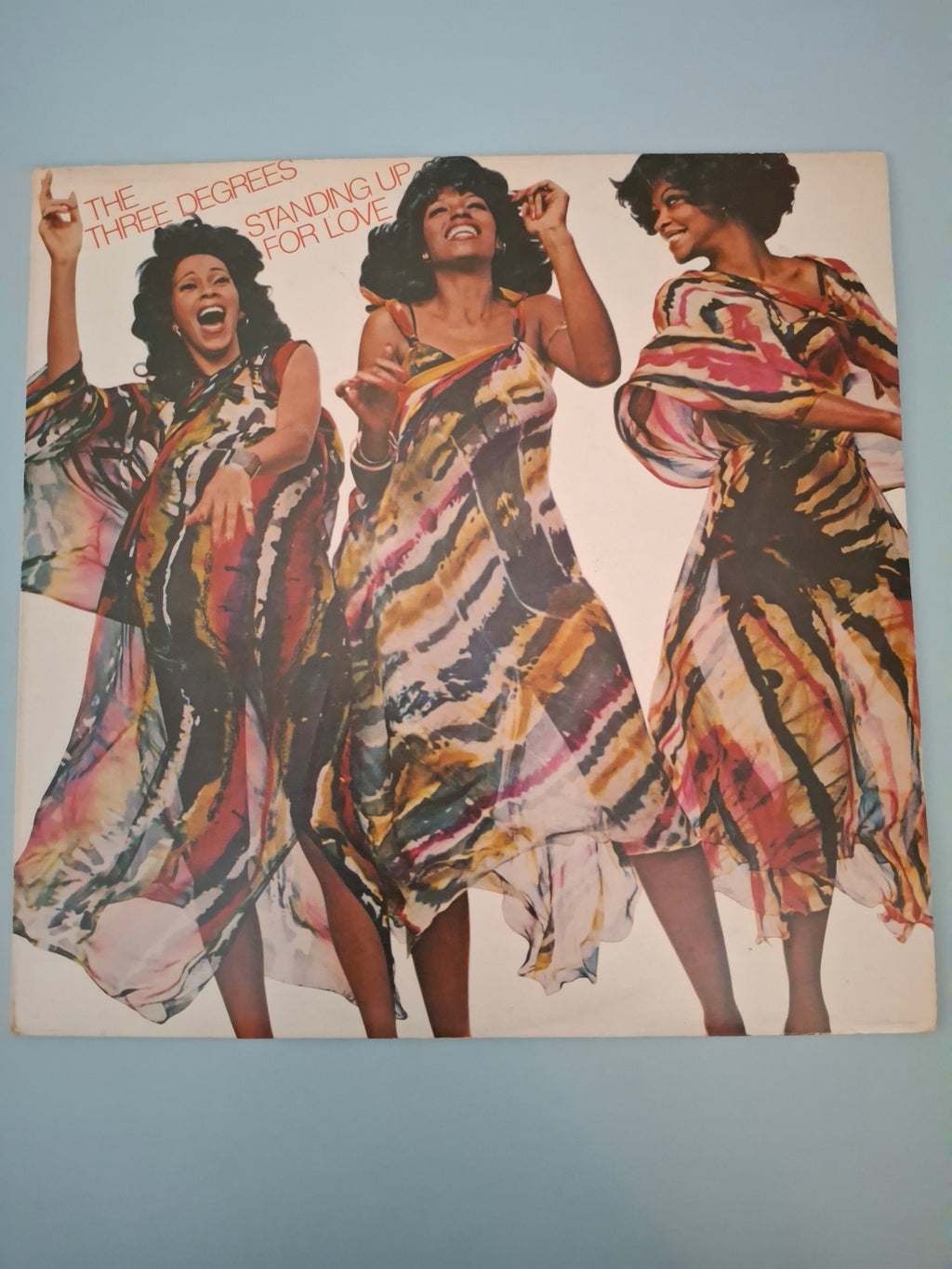 The Three Degrees Standing Up For Love Original UK First Pressing 12" Vinyl LP 1977 Epic Pressing