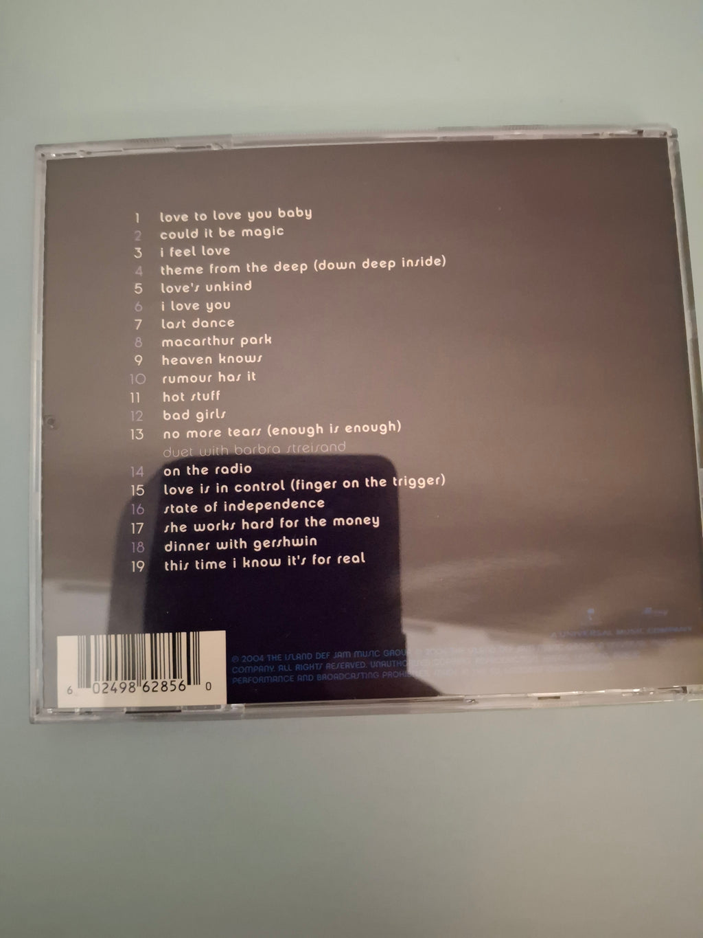 Donna Summer The Journey The Very Best Of Donna Summer Original UK & Europe CD Album 2004 Mercury Pressing