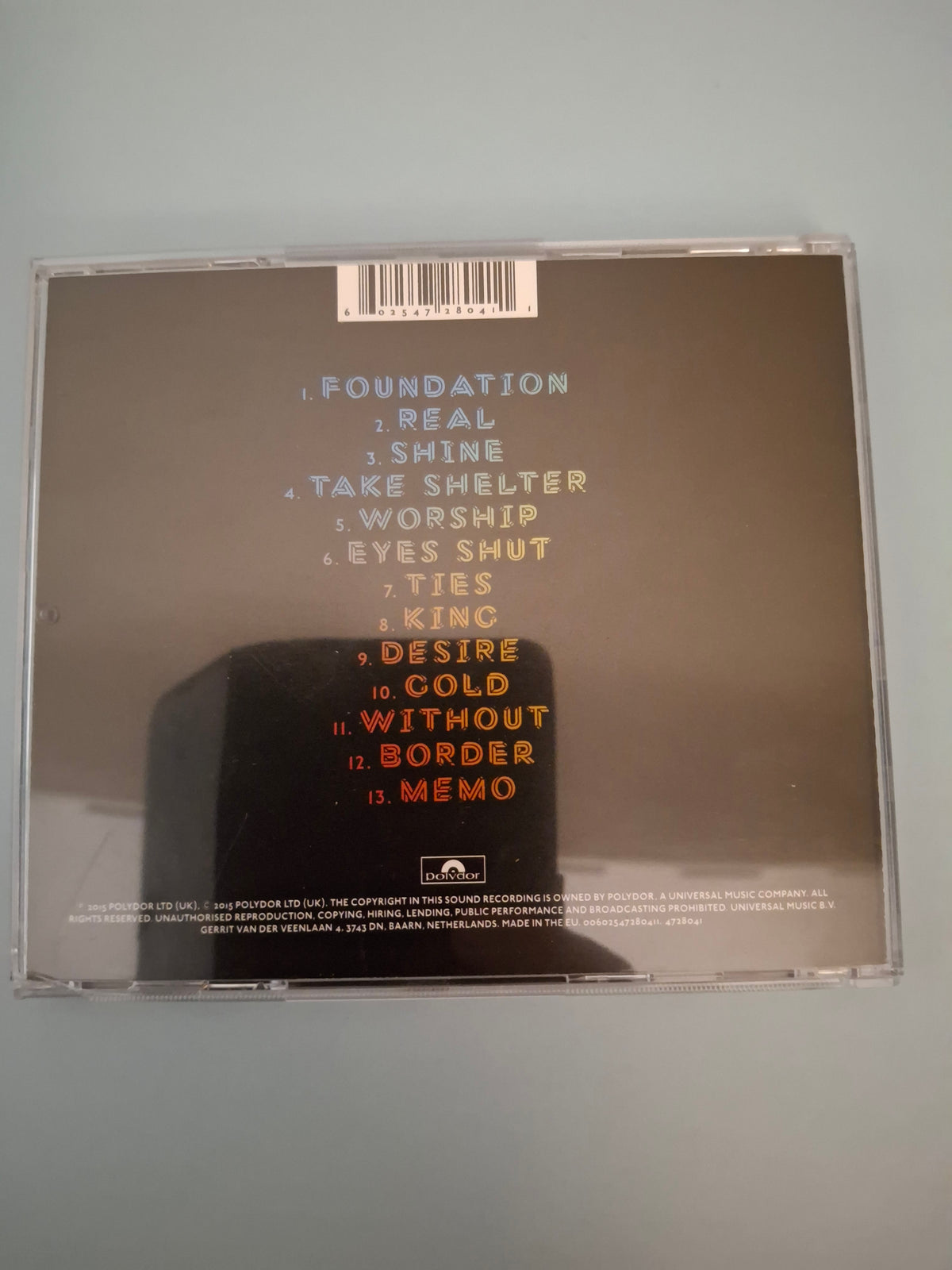 Years & Years Communion Original UK & Europe CD Album 2015 Polydor Pressing Synth-Pop Electropop