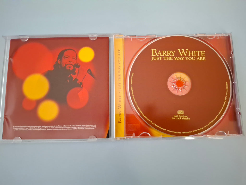 Barry White Just The Way You Are Original UK M&S Exclusive CD Album 2003 Marks & Spencer Pressing