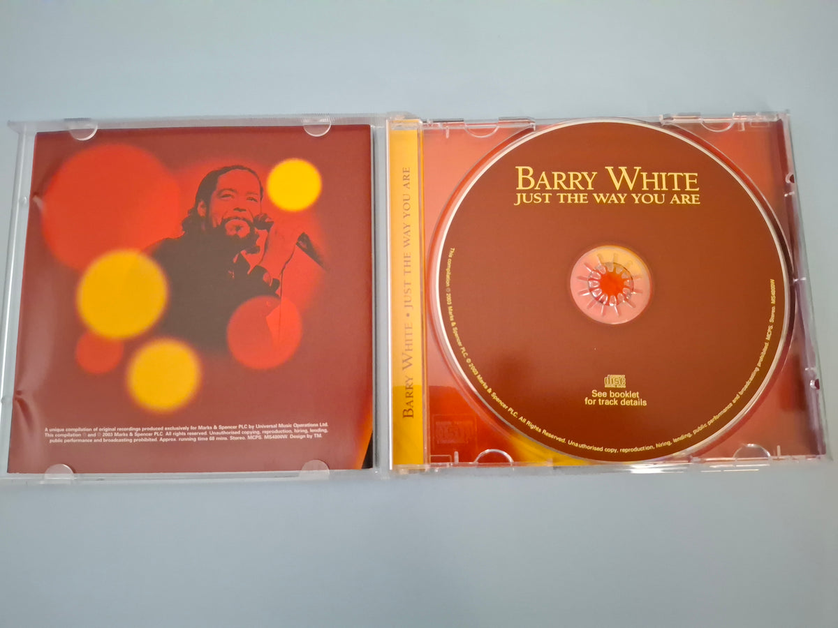 Barry White Just The Way You Are Original UK M&S Exclusive CD Album 2003 Marks & Spencer Pressing