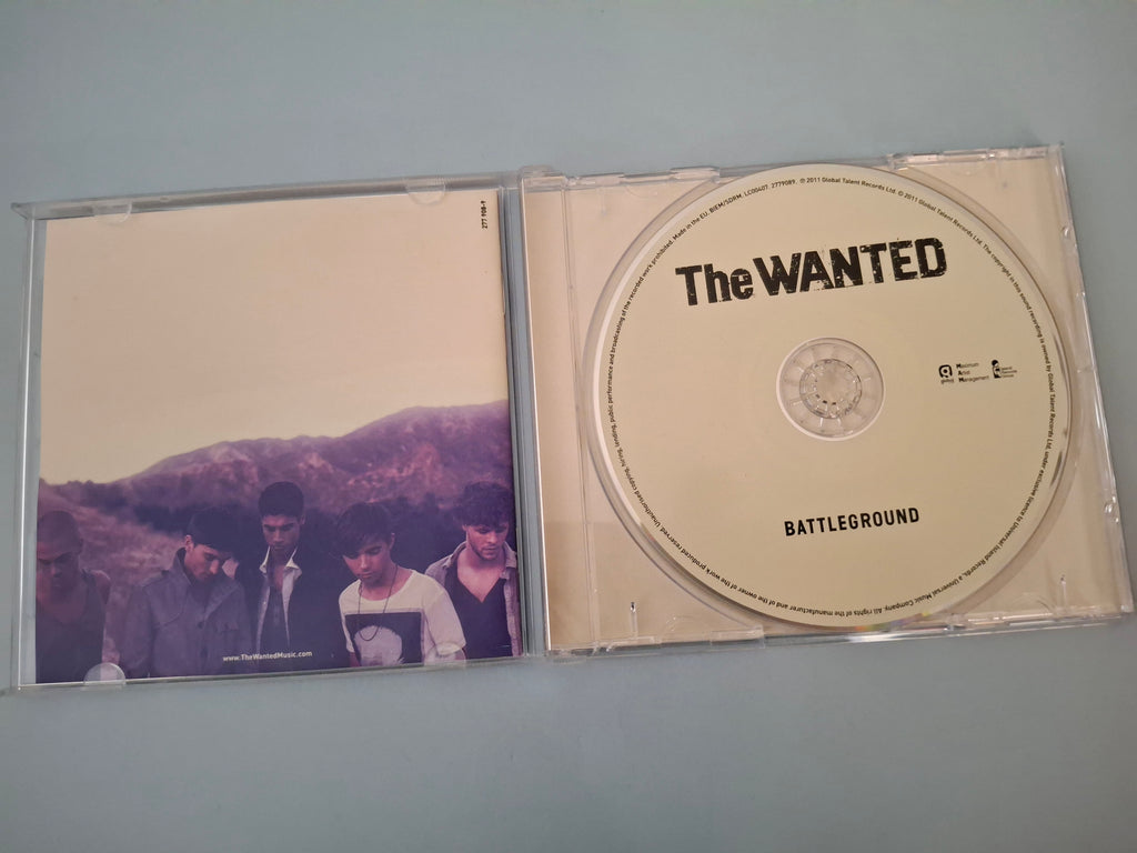The Wanted Battleground Original UK & Europe CD Album 2011 Island Pressing Boyband Pop Dance-Pop