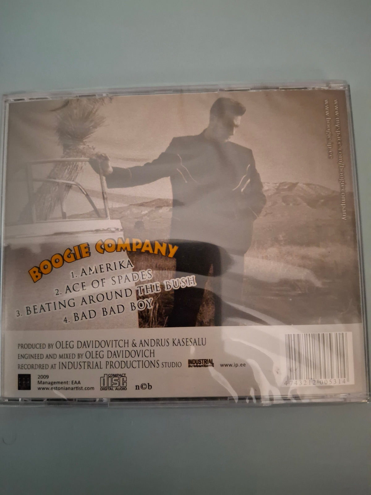 Boogie Company - Amerika 2000s Estonian Rockabilly Punk Rock EP CD Industrial Productions EAA 060 New Sealed