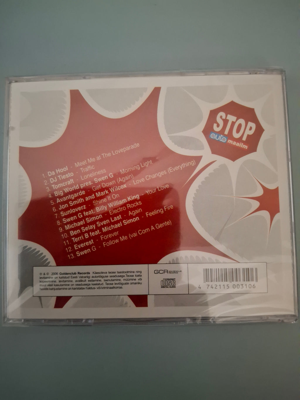 Various Artists - Salome Auto Stop Automaailm 2000s Trance Club Promo Compilation Estonia CD Goldenclub GCR025 New Sealed