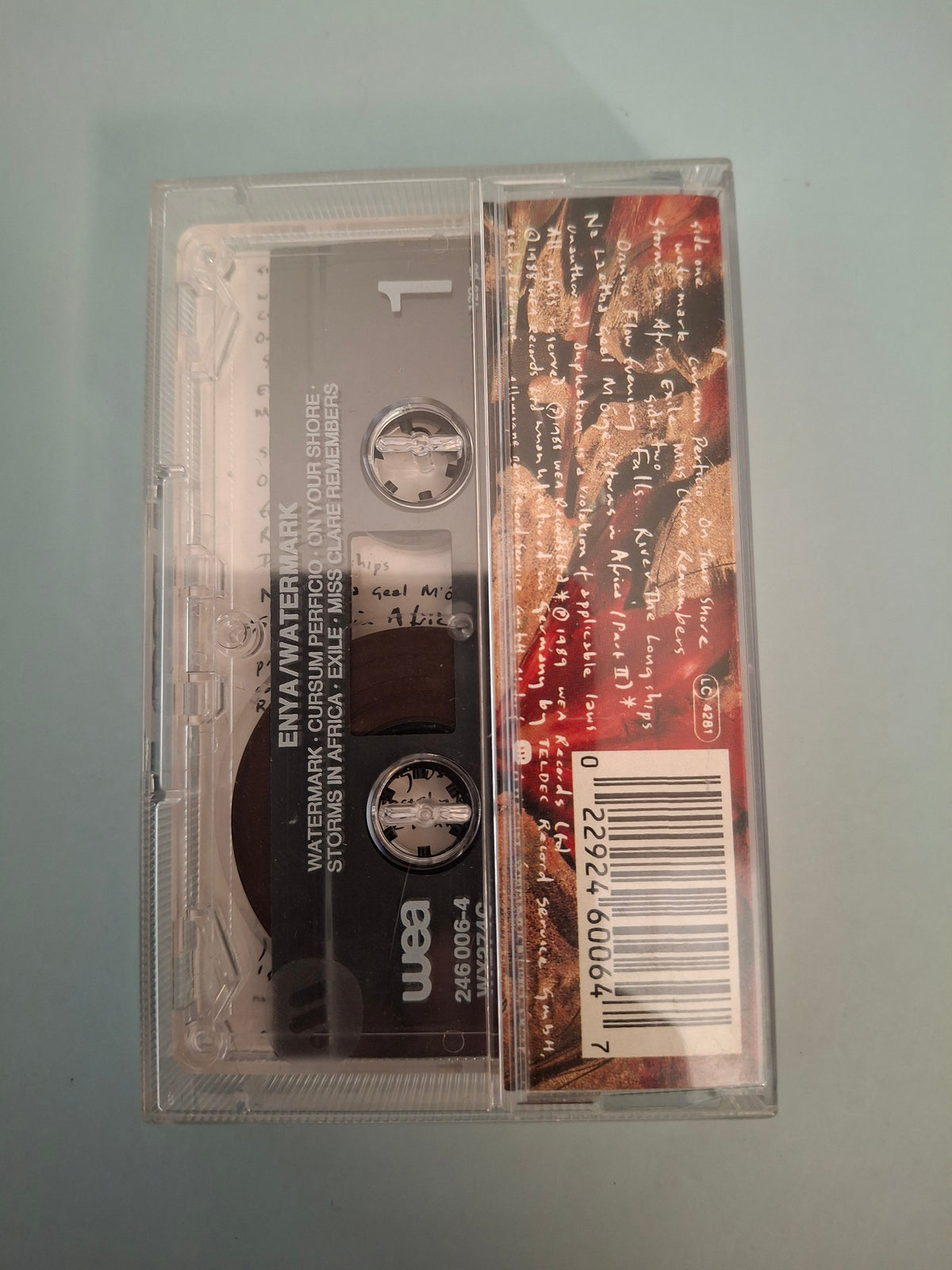 Enya - Watermark - Rare German/European Import Edition Cassette (WEA, 1988)