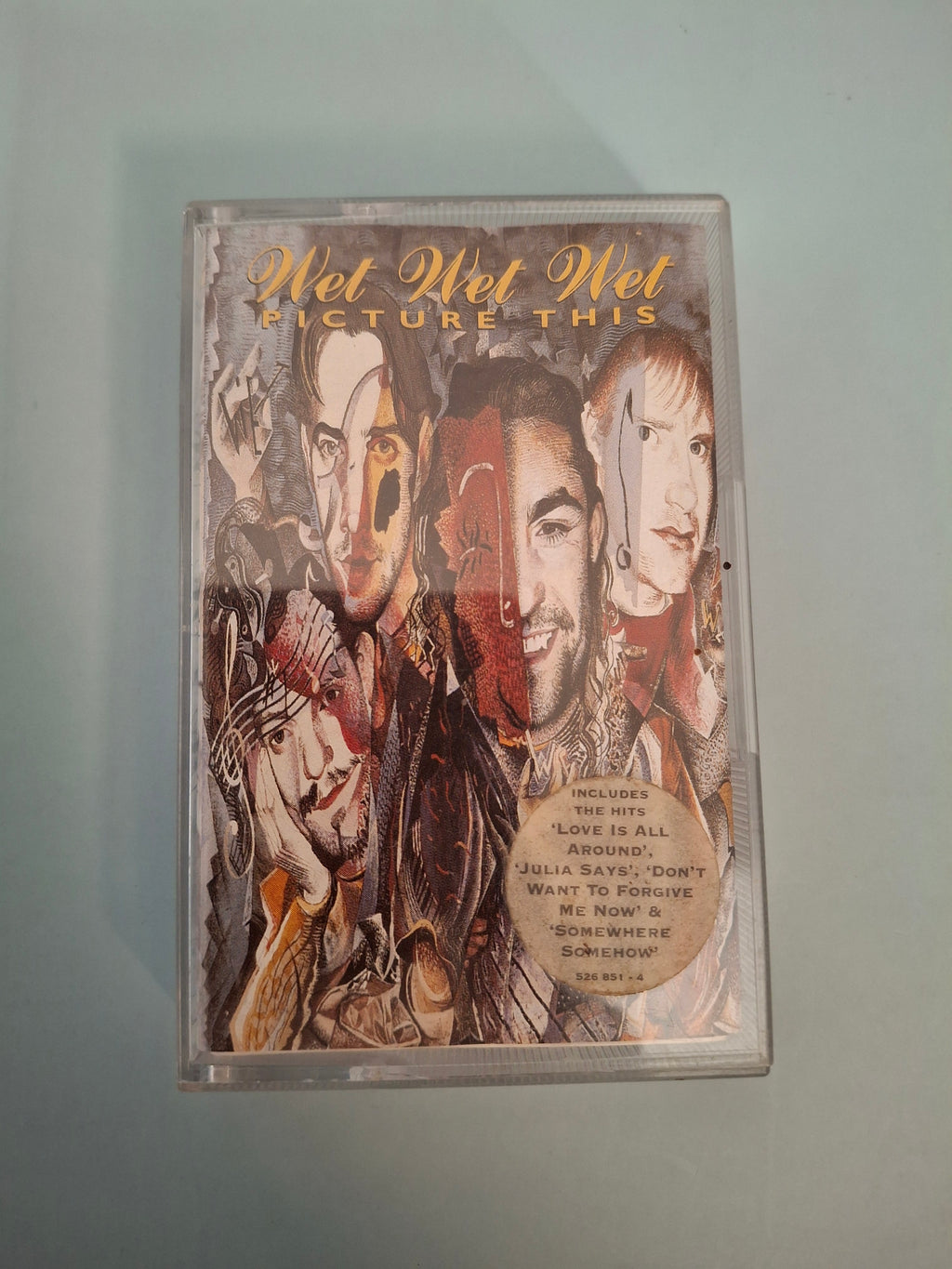 Wet Wet Wet - Picture This - Rare Chromium Dioxide (Chrome) European Import Edition Cassette (Mercury, 1995)