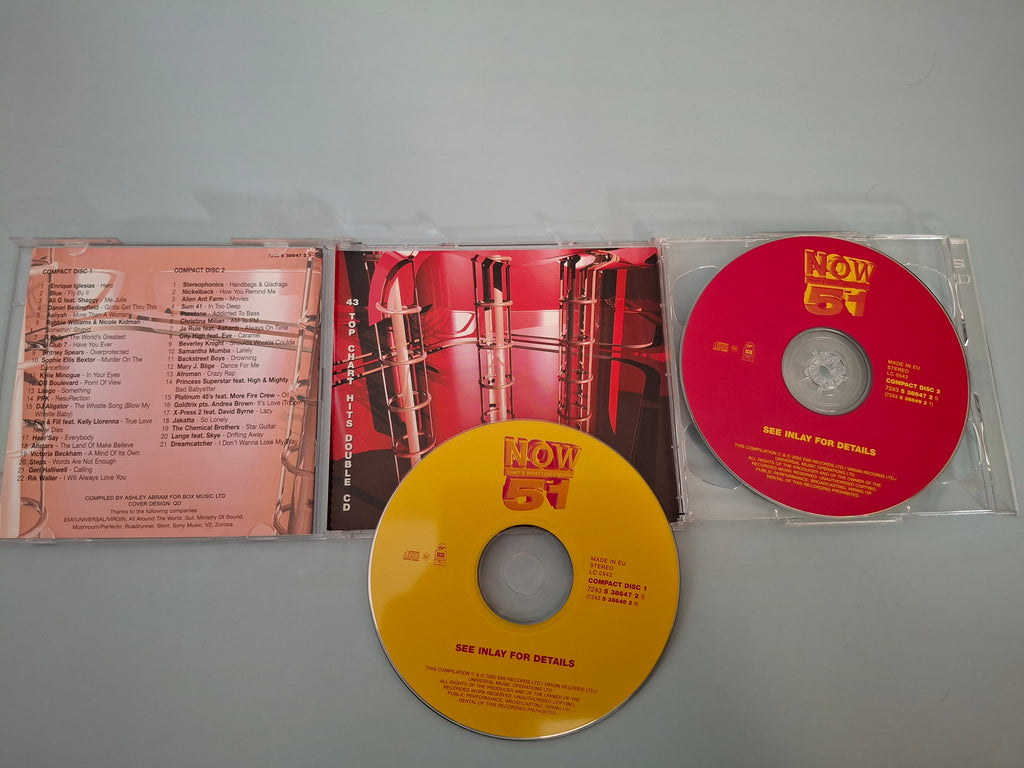 Various - Now That's What I Call Music! 51 - 43 Top Chart Hits, 2xCD Compilation Edition (Virgin/EMI/Universal, 2002)