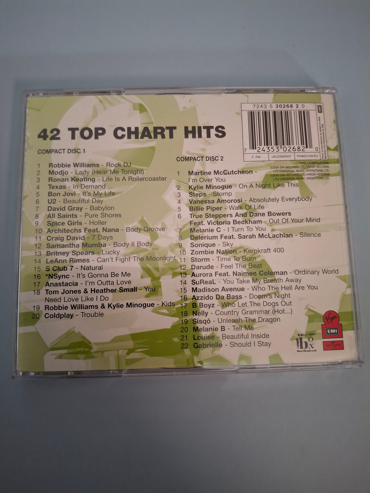 Various - Now That's What I Call Music! 47 - 42 Top Chart Hits, 2xCD Compilation Edition (Virgin/EMI/Universal, 2000)