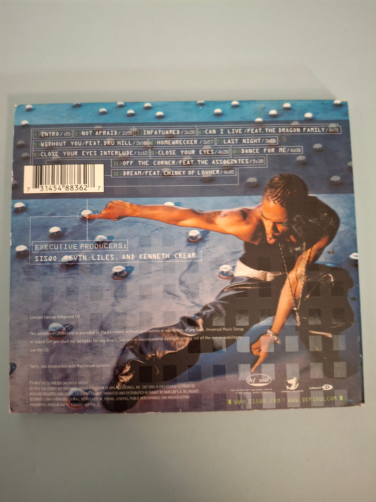 Sisqó - Return Of Dragon - Rare Gatefold Digipak Enhanced CD Album Edition (Def Soul, 2001)