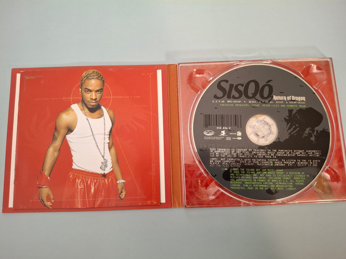 Sisqó - Return Of Dragon - Rare Gatefold Digipak Enhanced CD Album Edition (Def Soul, 2001)