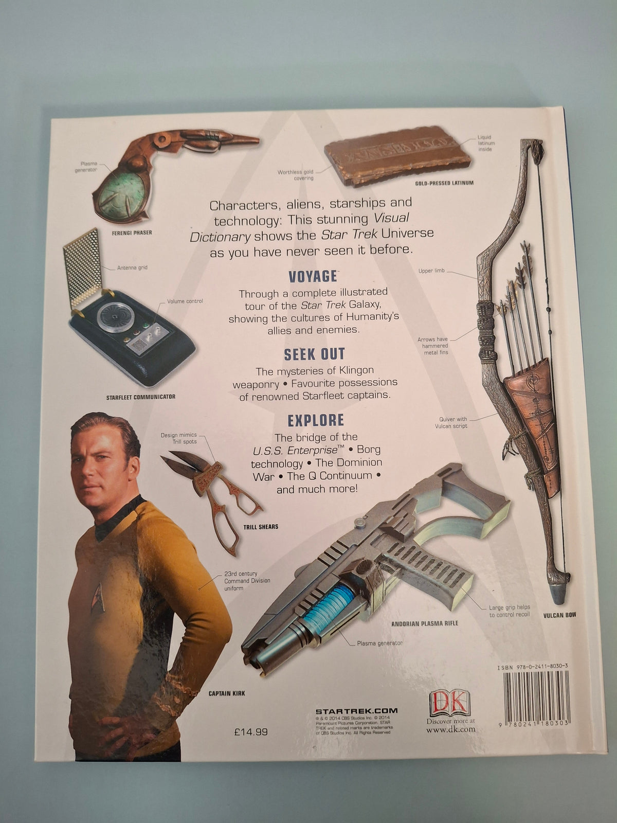 Paul Ruditis - Star Trek: The Visual Dictionary - Hardback First Edition Reference Guide (Dorling Kindersley, 2013)