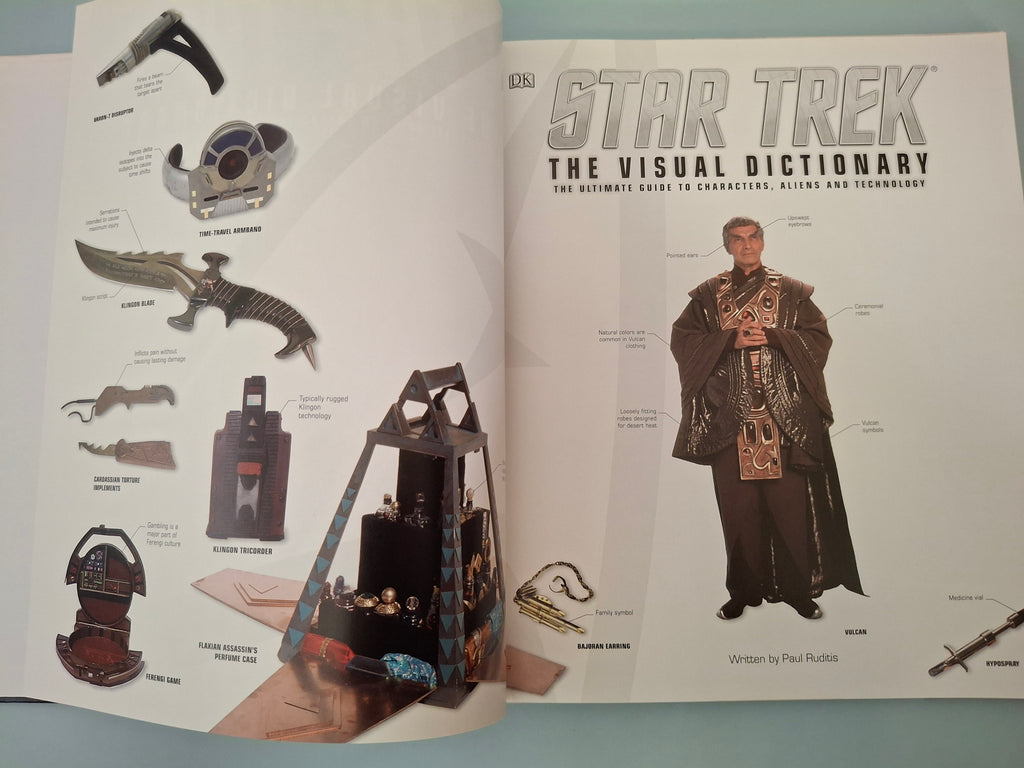Paul Ruditis - Star Trek: The Visual Dictionary - Hardback First Edition Reference Guide (Dorling Kindersley, 2013)