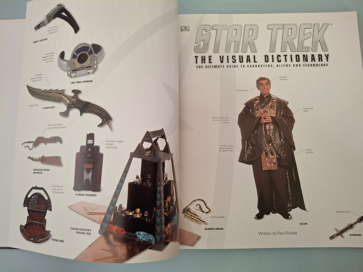 Paul Ruditis - Star Trek: The Visual Dictionary - Hardback First Edition Reference Guide (Dorling Kindersley, 2013)