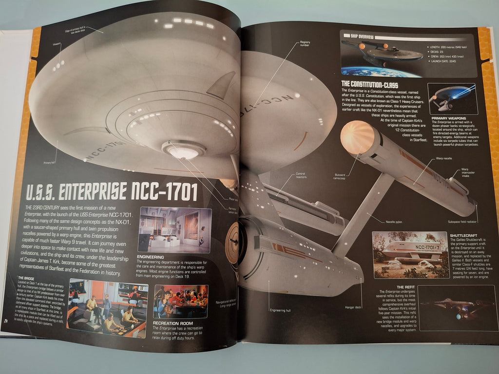Paul Ruditis - Star Trek: The Visual Dictionary - Hardback First Edition Reference Guide (Dorling Kindersley, 2013)