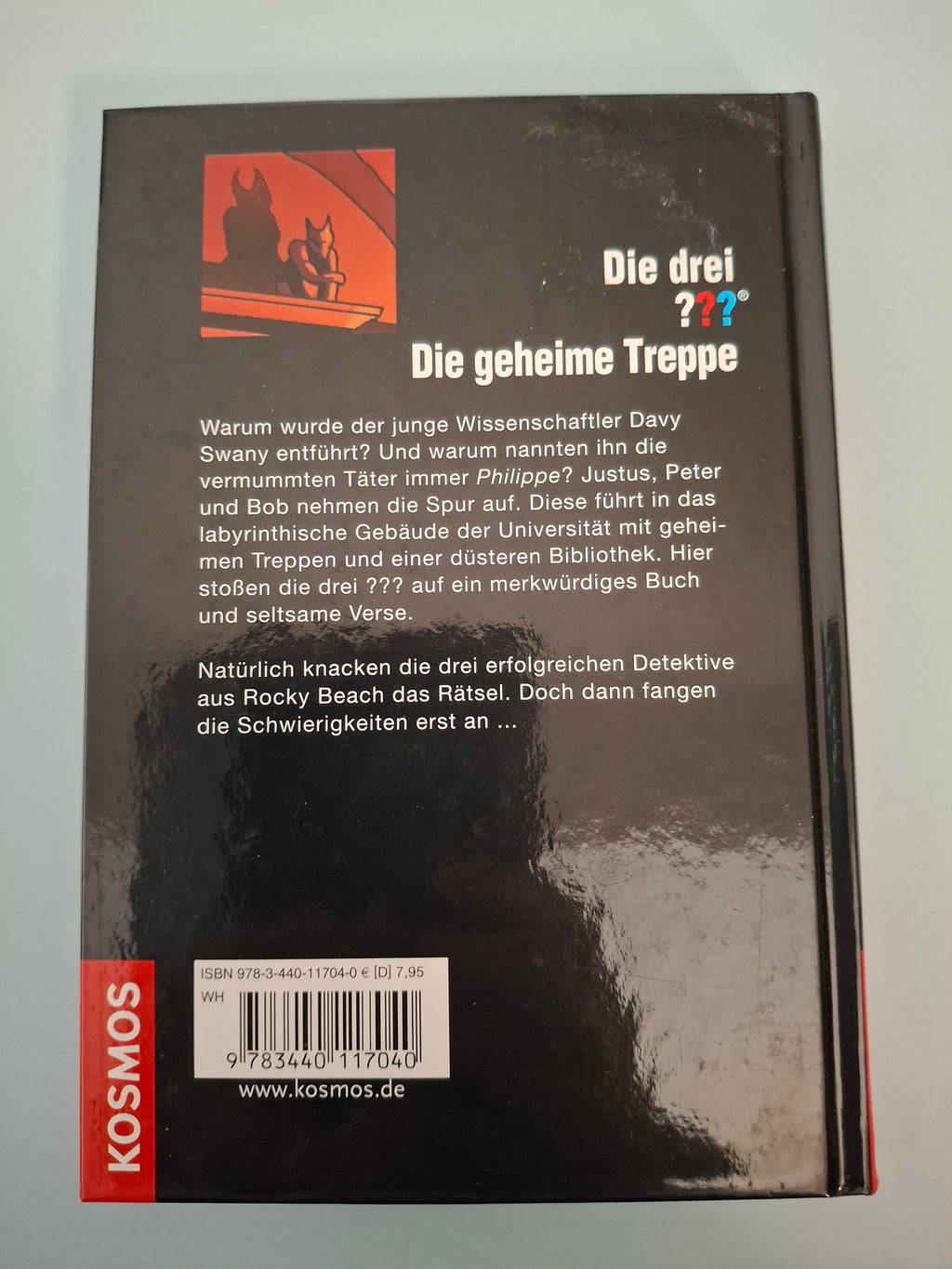 Marco Sonnleitner - Die drei ???: Die geheime Treppe - Rare German Hardback Detective Novel (Kosmos, 2008)